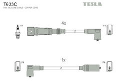 Satz Zündkerzenkabel Für Seat Cordoba 1,6 96-99 Octavia 1.6 96 T633c-356