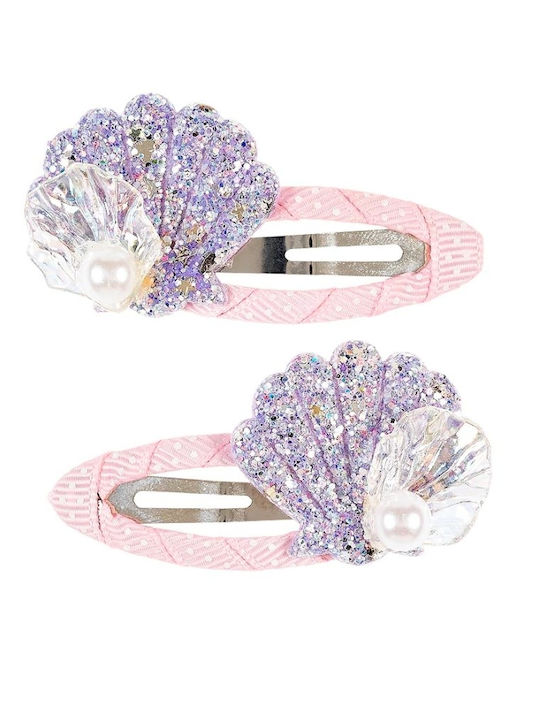 Souza For Kids Set of Kids Hair Clips with Hair Clip in Purple Color 2pcs