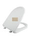 Elvit 0016 Capac WC din plastic 35.3x35.5cm Bej
