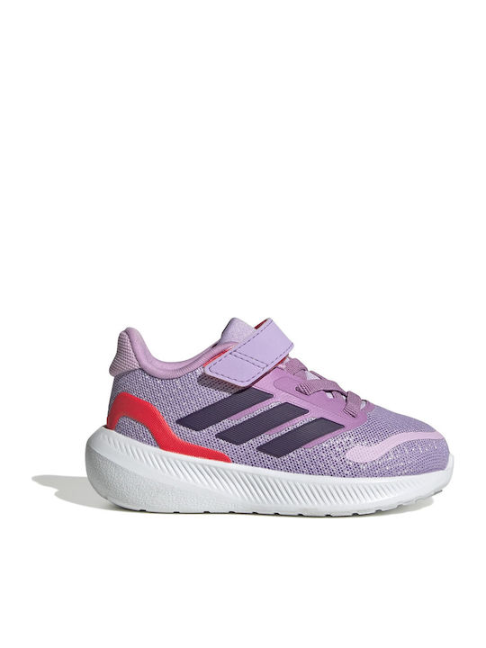 Runfalcon 5 Runfalcon 5 El I Kids Sports Shoes Running with Hoop & Loop Closure Purple
