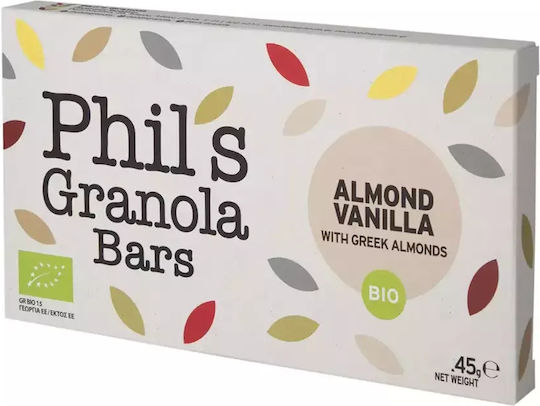 Phil's Granola Βιολογική Μπάρα Βρώμης με Καρύδα 45gr