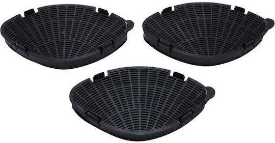 Elica Elica Activated Carbon Filter Replacement for Vent Hoods Compatible with Elica 3cm 3 Pieces