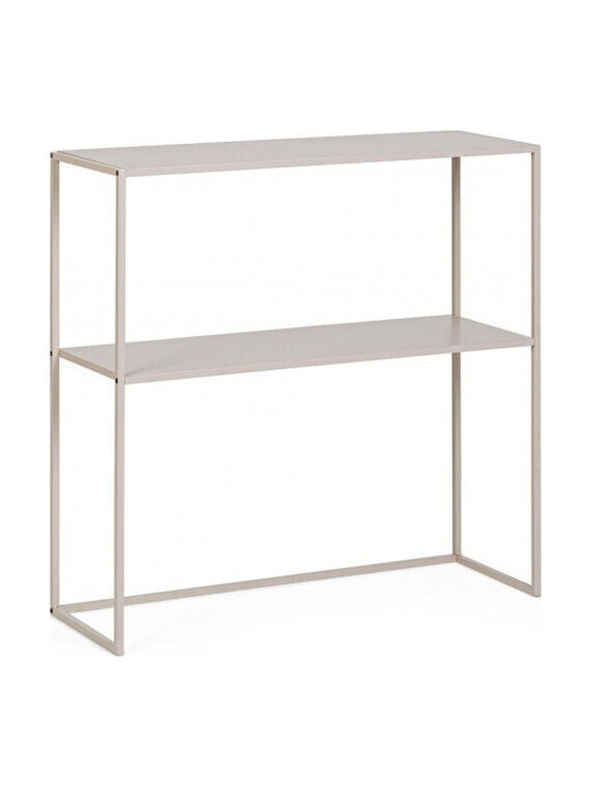 Alrik Metal Console Table Beige L78xW27xH78cm