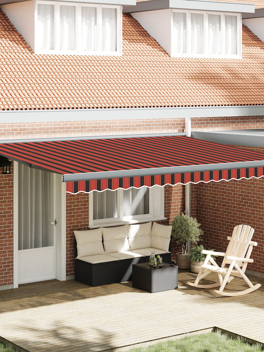 vidaXL Terrace Wall Tent Orange 4.5x3cm