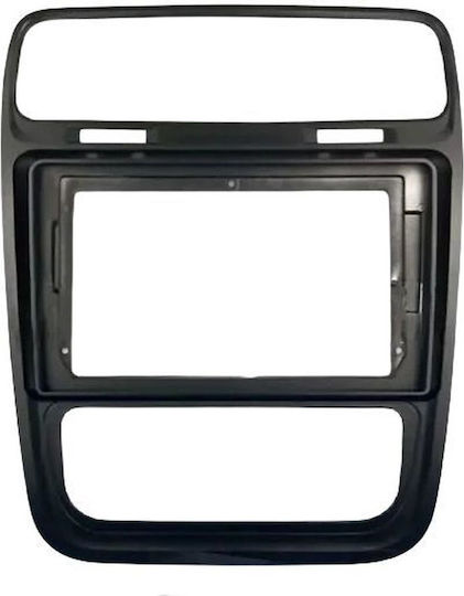 Volkswagen Scirocco 2014–2017 9 Inch Black Glossy Tablet DIN Fascia Panel with Wiring & Canbus Box