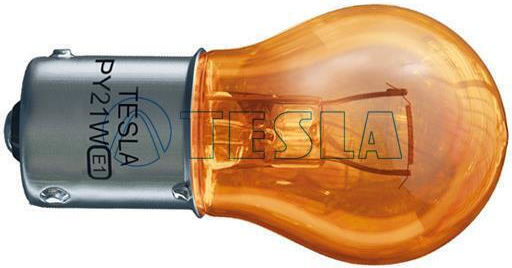 Tesla Lamps Car PY21W-BAU15s Orange 1pcs