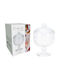 JK Home Decoration Dekorative Glasvase Transparent 10xH15cm