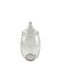 JK Home Decoration Декоративна ваза Стъкло Прозрачен 21.5x40см 1бр