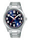 Lorus Men's Watch 41mm Battery with Silver Metal Bracelet