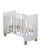 Interbaby Βρεφική Κούνια Λευκή για Στρώμα 60x120cm