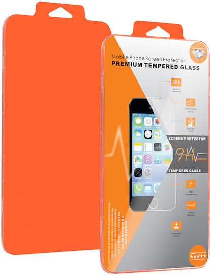 Orange Tempered Glass (Moto G55)