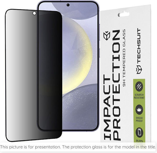 Techsuit 111D Full Glue Privacy Full Face Tempered Glass Μαύρο (Galaxy Z Fold7)