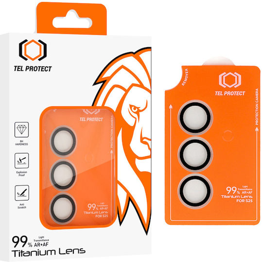 Tel Protect Camera Protection Tempered Glass Transparent for the Samsung Galaxy S23