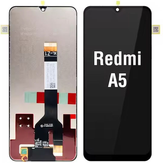 Screen with Touch Mechanism for Redmi A5 (Black)