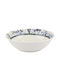 Oriana Ferelli Cereal Serving Bowl Round made of Porcelain Blue with Diameter 16.5cm 4pcs