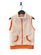 Kinderstrickjacke Fleece Ecru