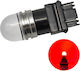 Bec P27/7w LED 3157 12V 900lm Canbus Roșu