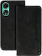 Wonder Back Cover Δερματίνης / Σιλικόνης Μαύρο (Oppo A78 5G)