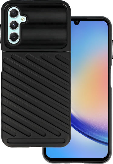 Thunder Back Cover Σιλικόνης Μαύρο (Galaxy A14)