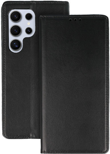 Smart Back Cover Σιλικόνης / Δερμάτινο / Υφασμάτινο Μαύρο (Galaxy M15)