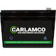 Carlamco Photovoltaic Battery AGM Deep Cycle 12V 12Ah (762012TR)