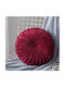 SpitiBazaar Sofa-Kissen Aus Samt Rote 32x32cm