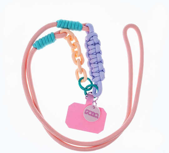 Neck Strap Chain Mobile Phones Polo Pink 927002-3900