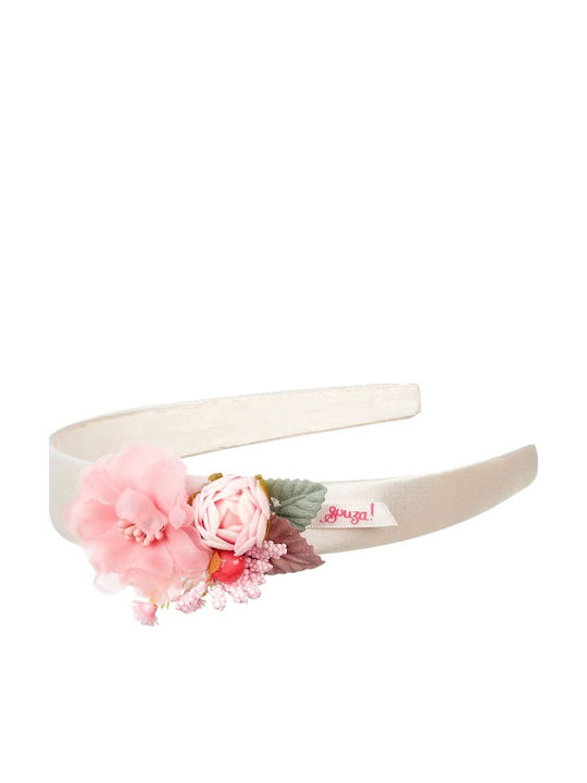Souza For Kids Pink Kids Headband with Flower