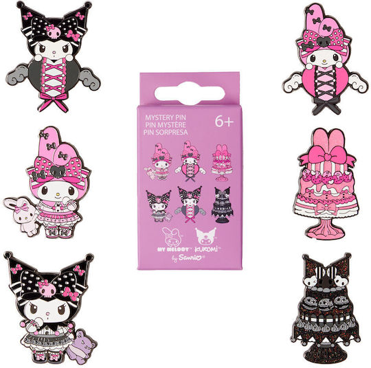 Loungefly Sanrio My Melody Kuromi Blind Box Емайлиран Значка Асорти 12 Бр