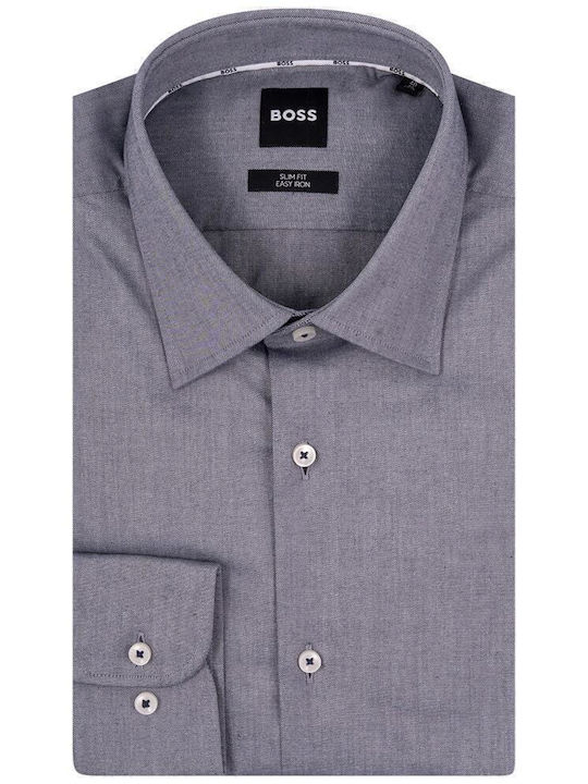Boss Long-sleeved Shirt Blue