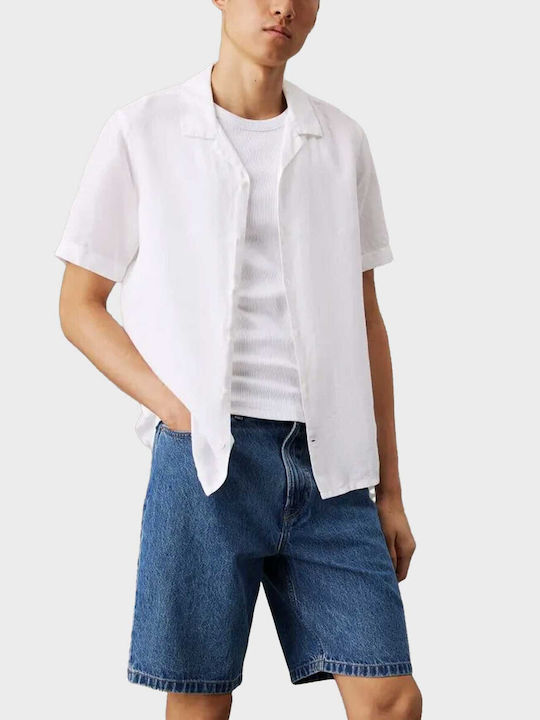 Calvin Klein Къс ръкав Риза White