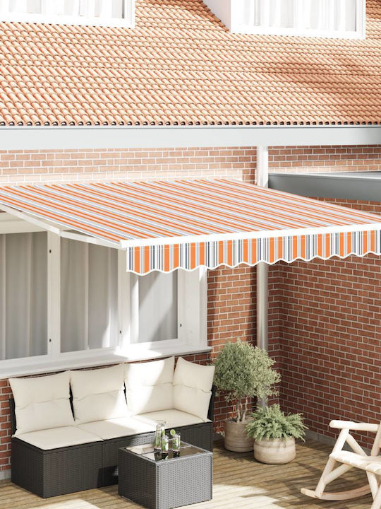 vidaXL Cort Terasă Multicolor x2.5m