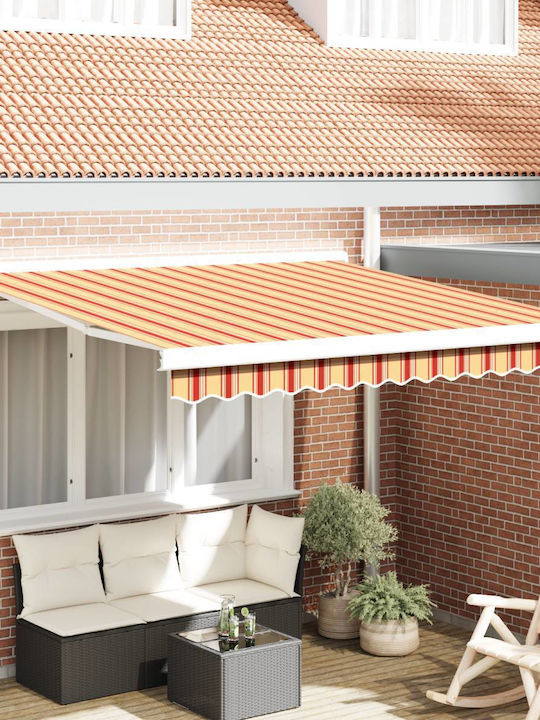 vidaXL Τέντα Βεράντας Κίτρινη 3x2.5m