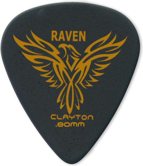 Clayton Bs80 Black Raven Standard Pick 0.80mm 1 Piece