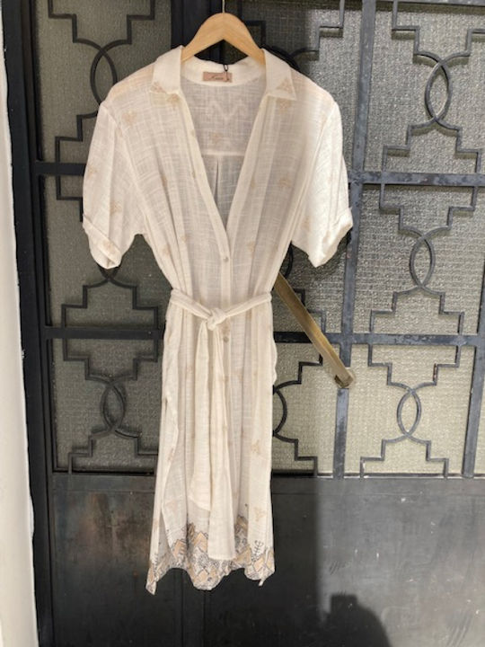 Dress Midi Φόρεμα White