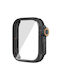 360 Defence Apple Watch Ultra Look Plastic Case with Glass in Black color for Huawei Watch Fit 3