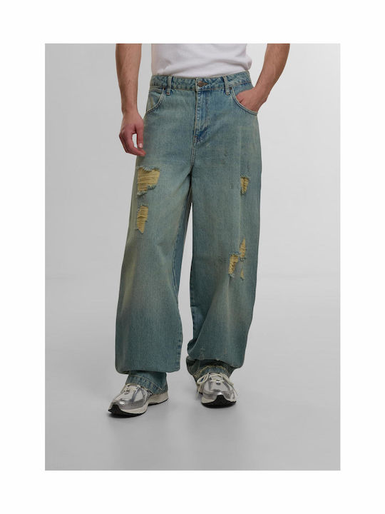 Ανδρικό Παντελόνι Τζιν με Loose Εφαρμογή Vintage Blue
