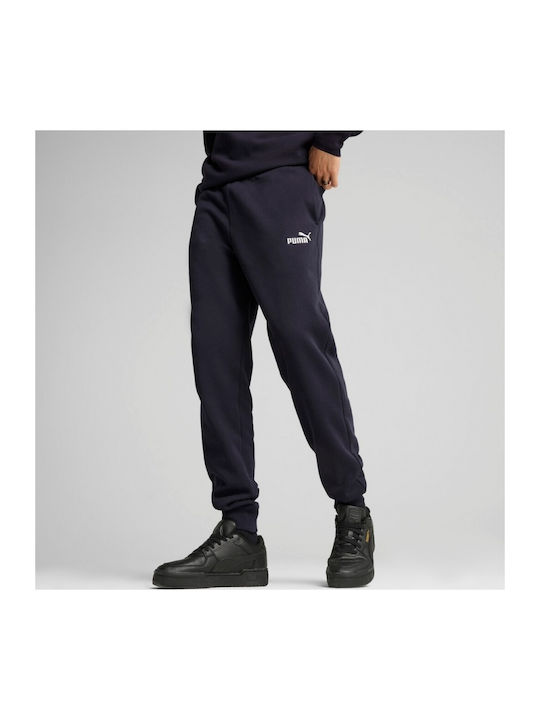 PUMA Sweatpants with Elastic Navy Blue