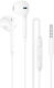 Borofone Bm100 Fuente In-ear Handsfree Ακουστικά με Βύσμα 3.5mm Λευκό