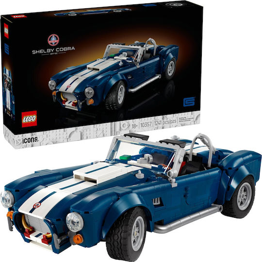 LEGO Icons Shelby Cobra 427 S/C For 18+ Years 1241 Pieces