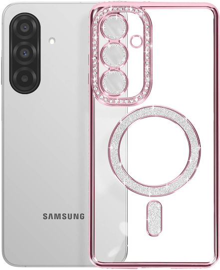 Avizar Diamond Case Samsung Galaxy A26 Magsafe Outline Strass Pink
