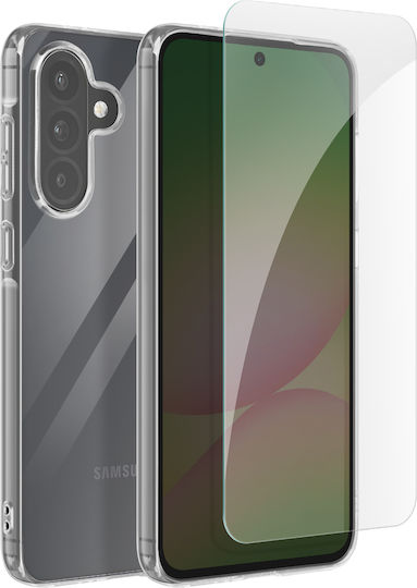Mayaxess Schutzpackung Samsung Galaxy A56 Weiches Gehäuse Temperiertes Glas Transparent