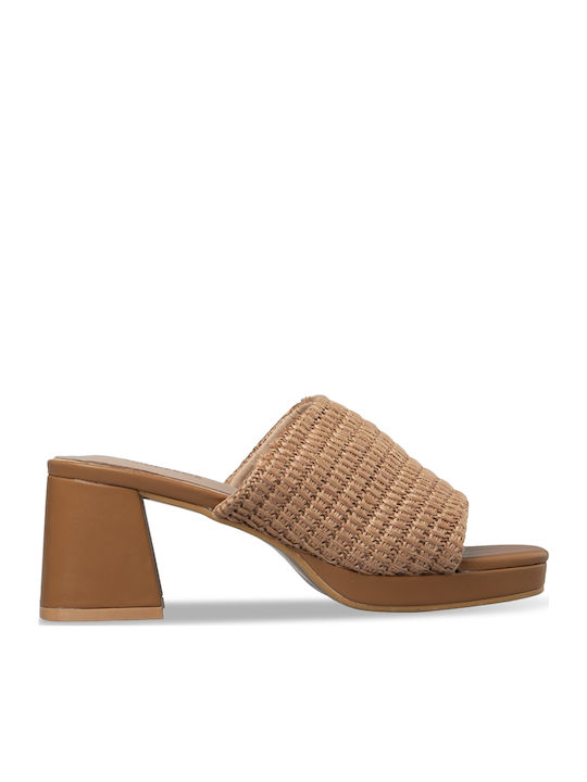 Tsouderos Shoes Mules Braun TSD-21633-26