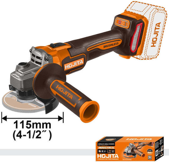 Hojita HJLAPM11 Grinder 115mm Battery Brushless with Speed Control 20V Solo