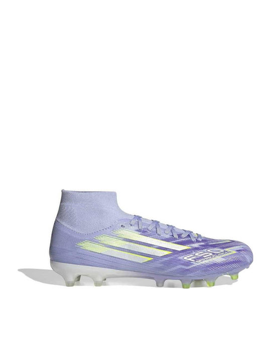 adidas F50 Sparkfusion Pro Football Shoes with Cleats Purple