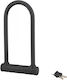 Bicycle Lock Pedal U Φ13 157x235 mm 2 Keys Thirard 00580211