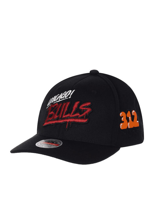 Mitchell & Ness Nba Hwc Slap Sticker Classic Red Bulls Cap