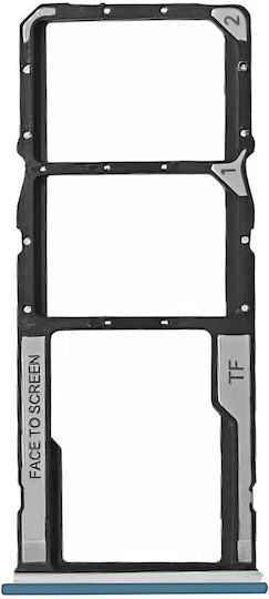 Clappio Sim Card Drawer Xiaomi Redmi Note 12s Nano Sim Slot Blue