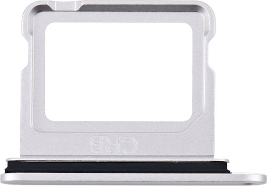 Clappio SIM Card Tray iPhone 16 16 Plus Nano SIM Slot White