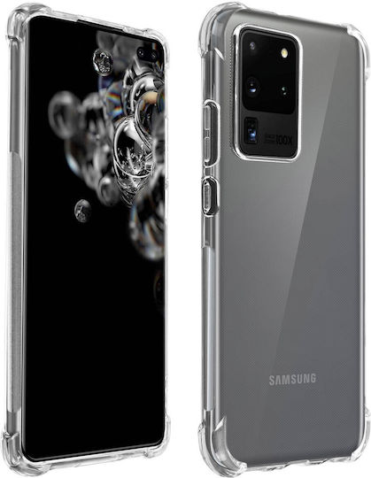 Protective Cover Galaxy S20 Ultra Flexible Shockproof Cover Corners Akashi Clear